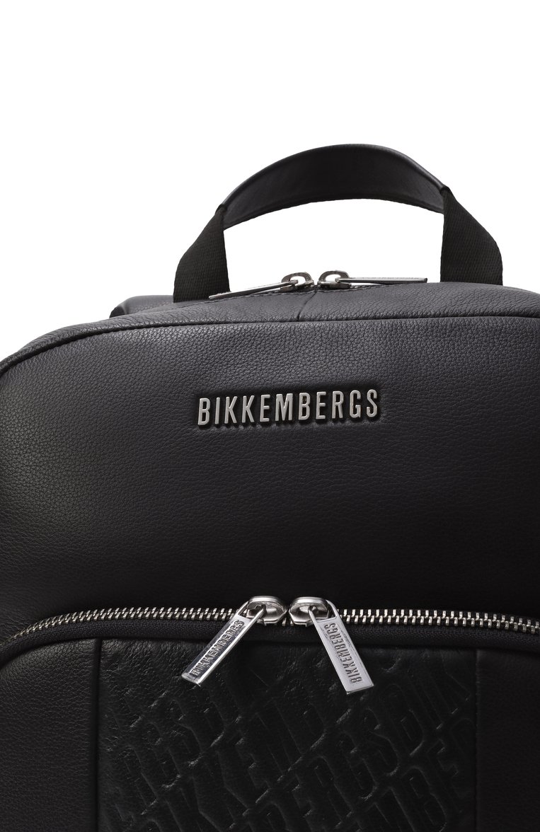 Мужской рюкзак jade DIRK BIKKEMBERGS черного цвета, арт. BKZA01077M | Фото 3 (Сумки-технические: Рюкзаки - большие; Стили: Классический; Размер: large; Материал: Натуральная кожа; Автоматизация ТО: Проставлено; Автоматизация состава: Проставлено)