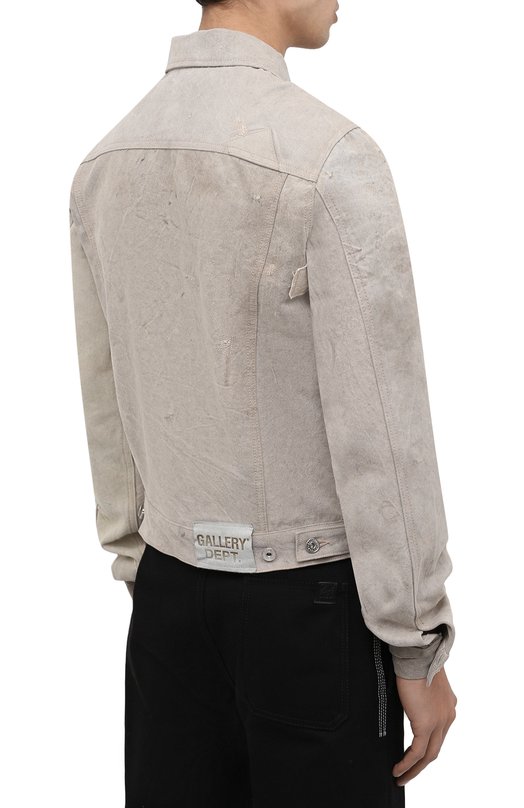 Джинсовая куртка Gallery Dept. Бежевый, фото 4