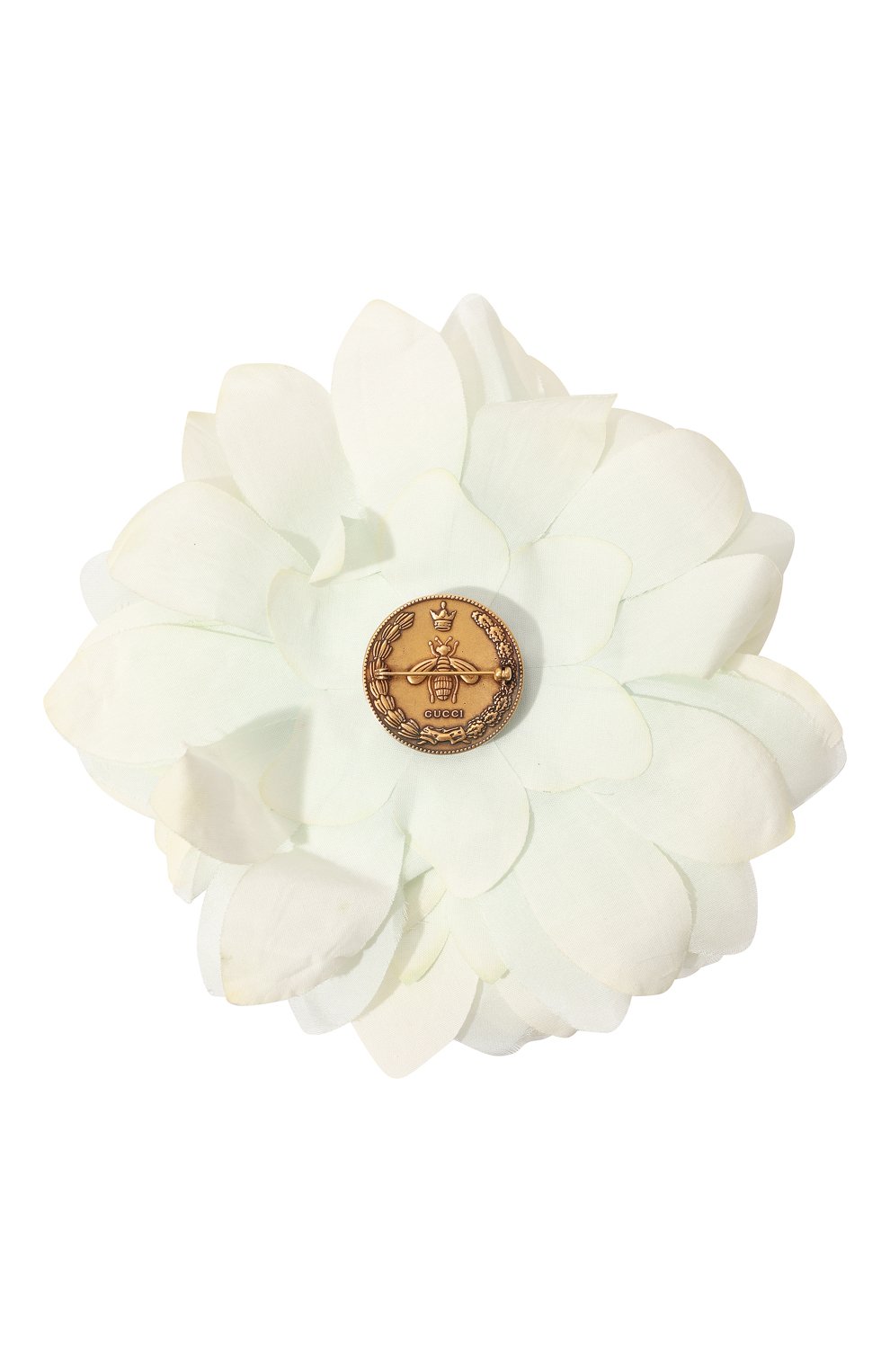 Брошь GUCCI белого цвета по цене 56160 руб., арт. 460006 J2995, фото 1 Брошь GUCCI, арт. 460006 J2995, фото 1