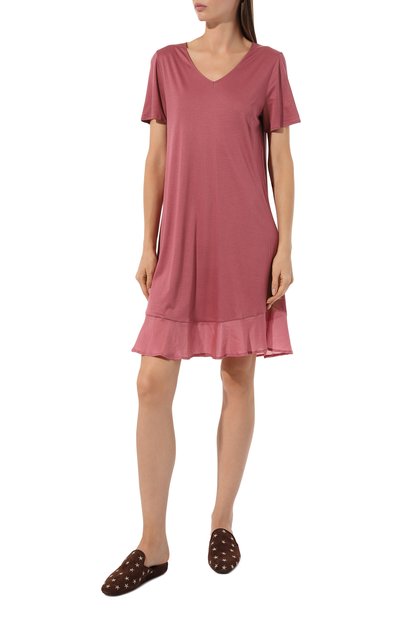 Сорочка HANRO темно-розового цвета по цене 22850 руб., арт. 078992., фото 2 Сорочка HANRO, арт. 078992., фото 2