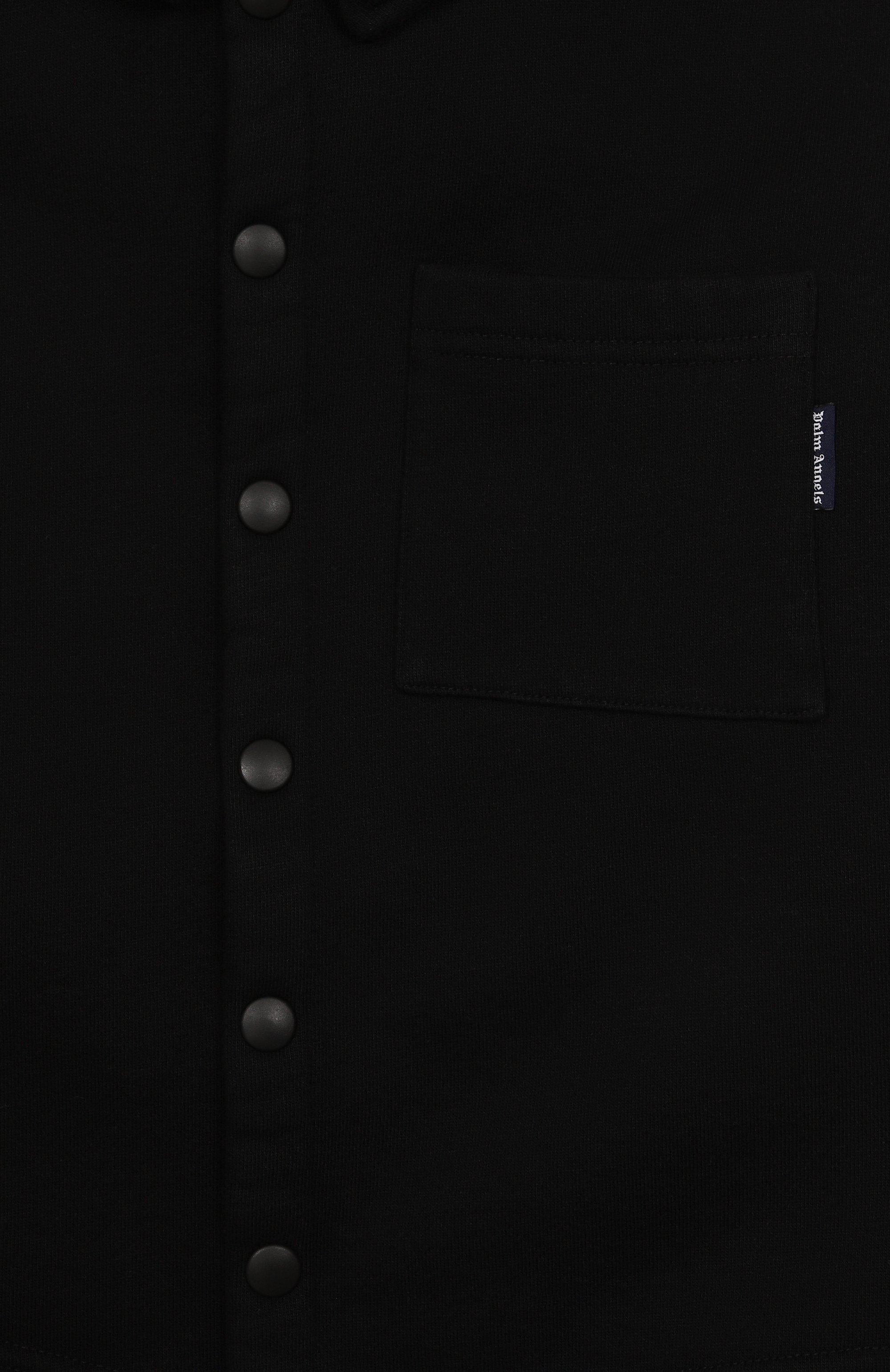 Хлопковая куртка-рубашка PALM ANGELS, арт. PBES002F25FLE001, фото 3