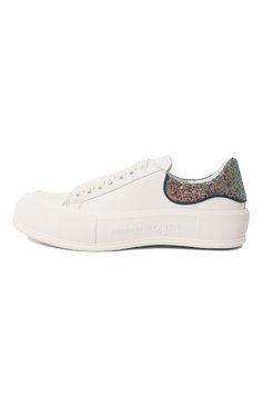 Кожаные кеды deck plimsoll ALEXANDER MCQUEEN, арт. 702047/WICE7, фото 1