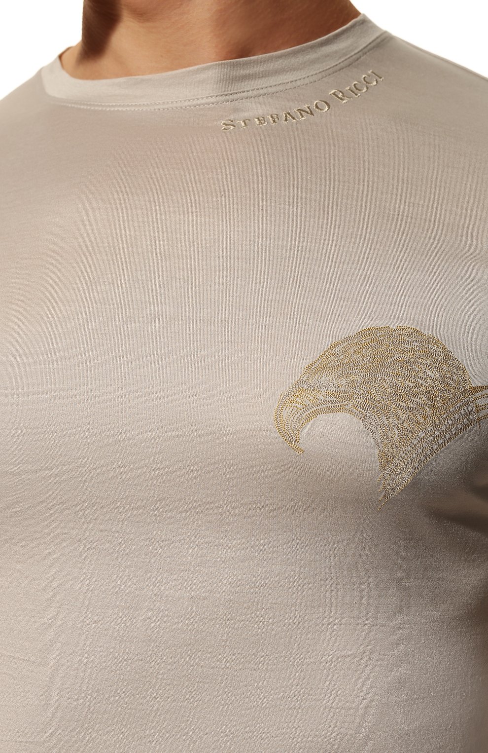 Хлопковая футболка STEFANO RICCI, арт. *MNH2301850/TE0001, фото 5