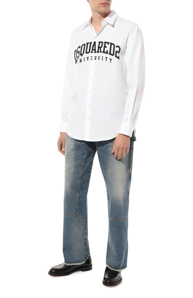 Хлопковая рубашка DSQUARED2, арт. S74DM0768/S36275, фото 1