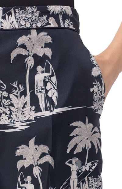 Шелковые брюки MAX MARA STUDIO, арт. PAGLIE, фото 5