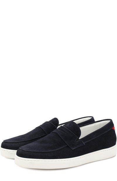 Замшевые пенни-лоферы KITON, арт. USSFI0CN0010412007, фото 1