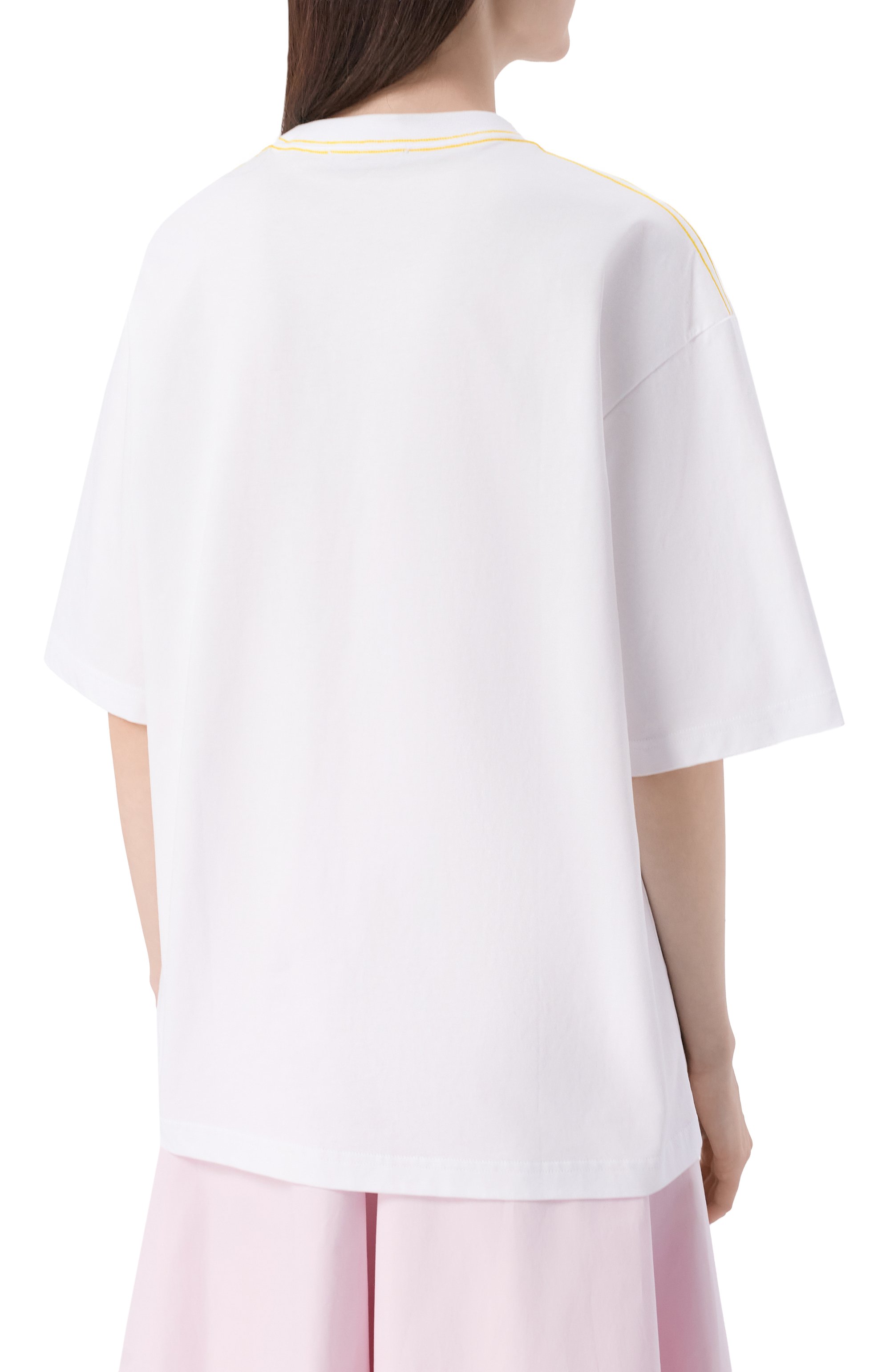 Хлопковая футболка JACQUEMUS, арт. 26ETSU00321/AJ00285, фото 4