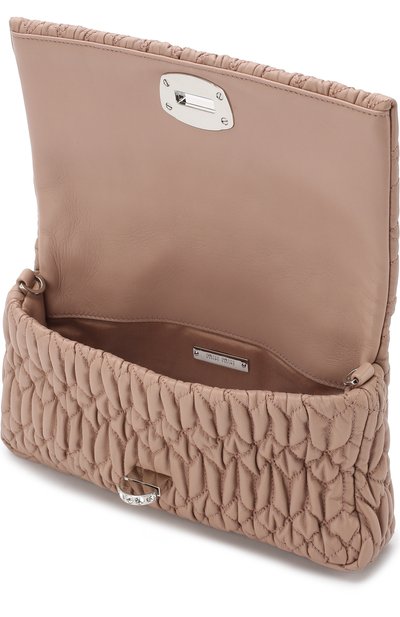 Клатч из кожи на цепочке MIU MIU, арт. 5BD417-FVJ-F0770-OOO, фото 3