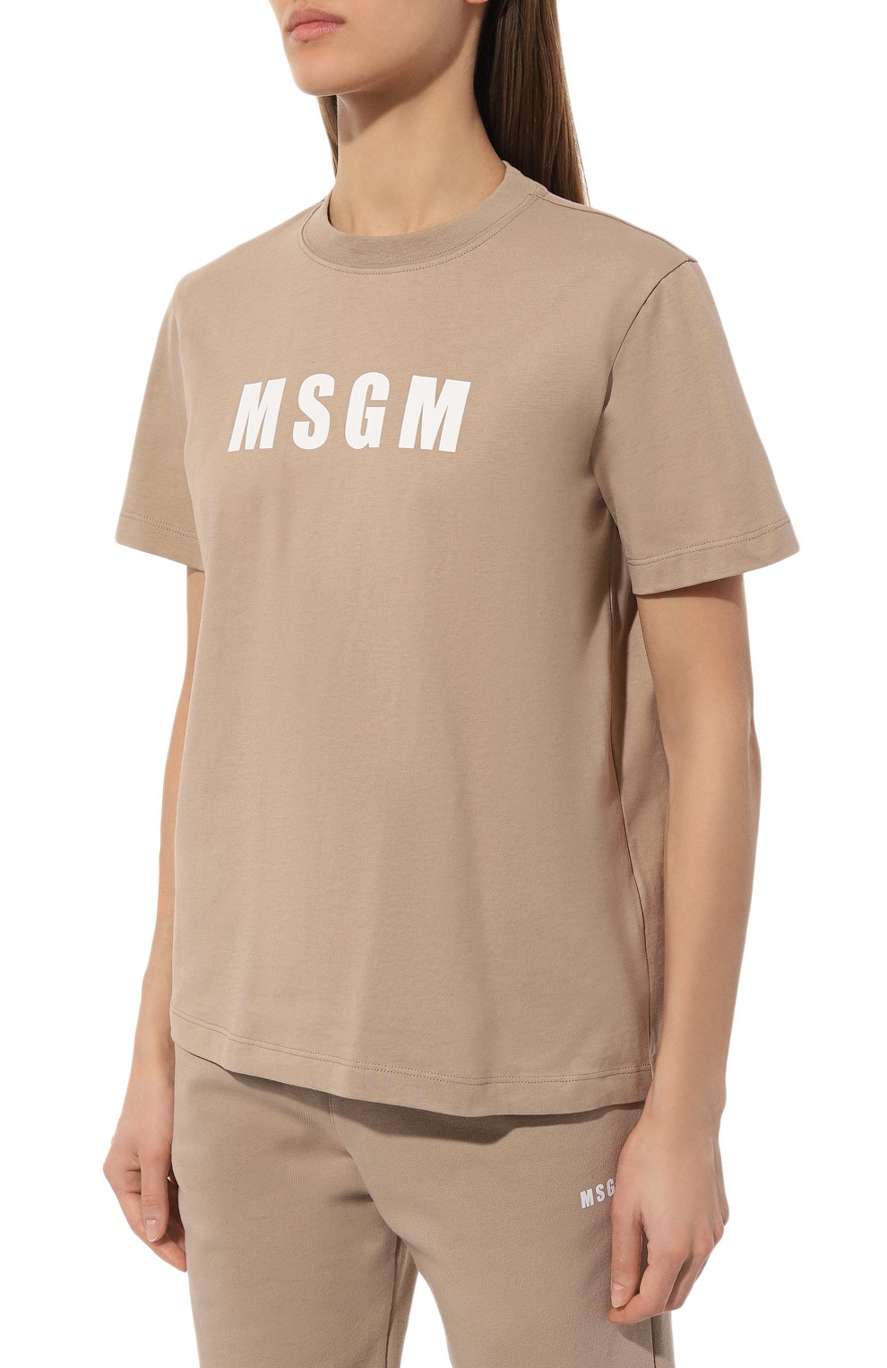 Хлопковая футболка MSGM, арт. 3641MDM92/247002, фото 3
