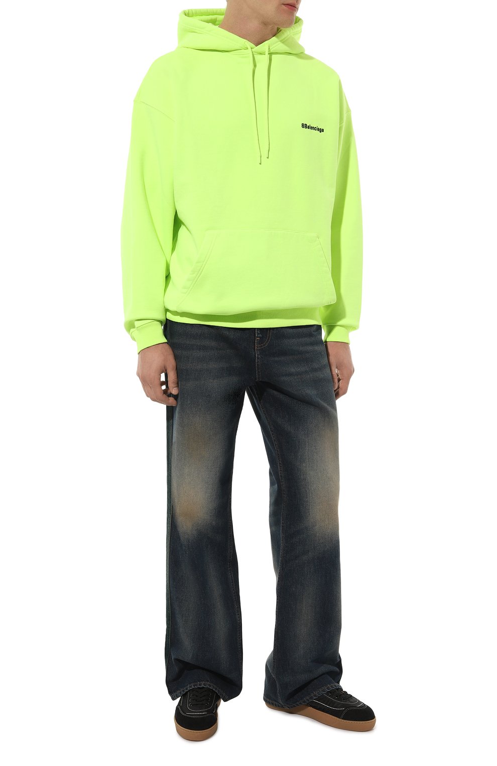 Хлопковое худи BALENCIAGA, арт. 570811/TKVB5, фото 2