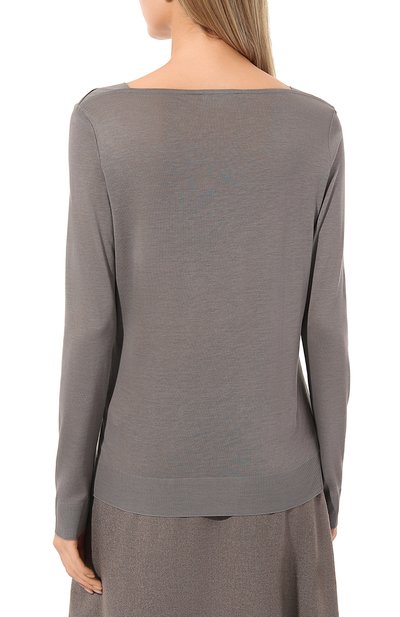 Пуловер WINDSOR серого цвета по цене 19050 руб., арт. 52 DT208/10013248, фото 4 Пуловер WINDSOR, арт. 52 DT208/10013248, фото 4