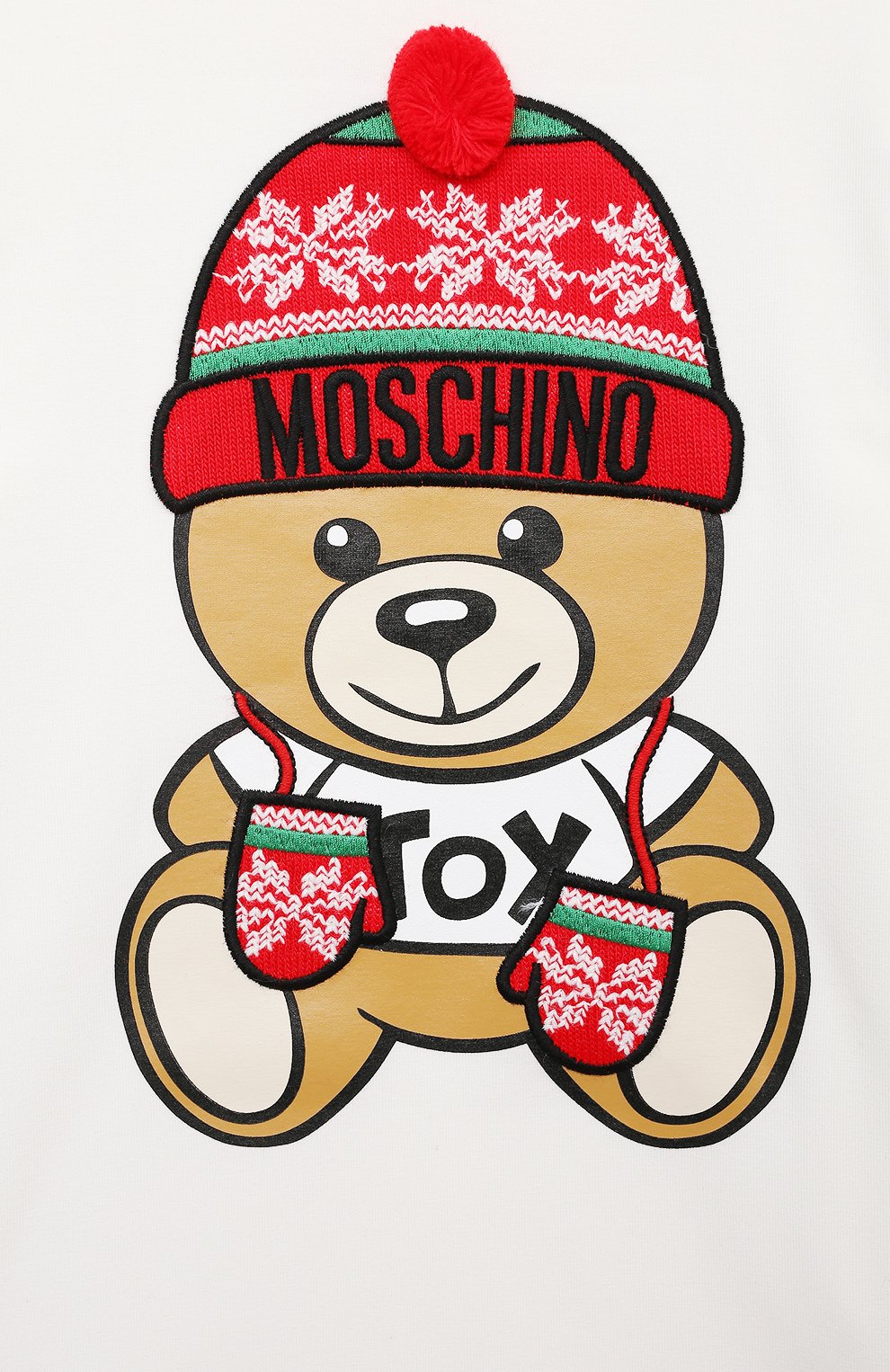 Хлопковый лонгслив MOSCHINO, арт. HQ0005/LBA11/4A-8A, фото 3