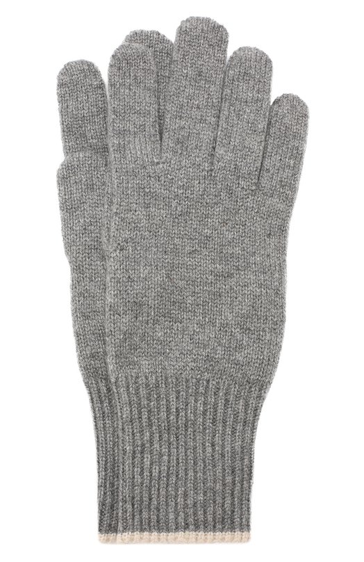 Кашемировые перчатки Brunello Cucinelli M2293118 Серый M2293118