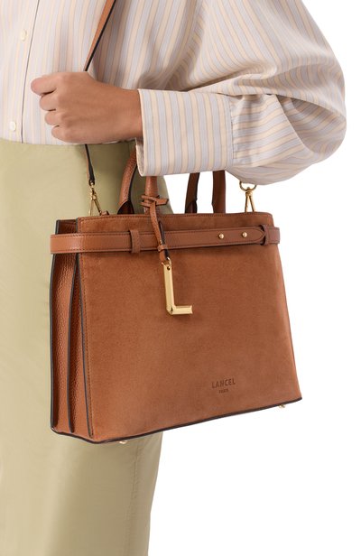 Сумка faubourg medium LANCEL светло-коричневого цвета по цене 84900 руб., арт. A14257, фото 2 Сумка faubourg medium LANCEL, арт. A14257, фото 2
