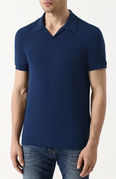 Поло из вискозы с короткими рукавами GIORGIO ARMANI, арт. 3ZSF51/SJP4Z, фото 3