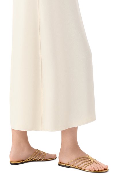 Кожаные шлепанцы lady ALEVI MILANO, арт. L26SD004.5.1309G03/LIZARD, фото 2