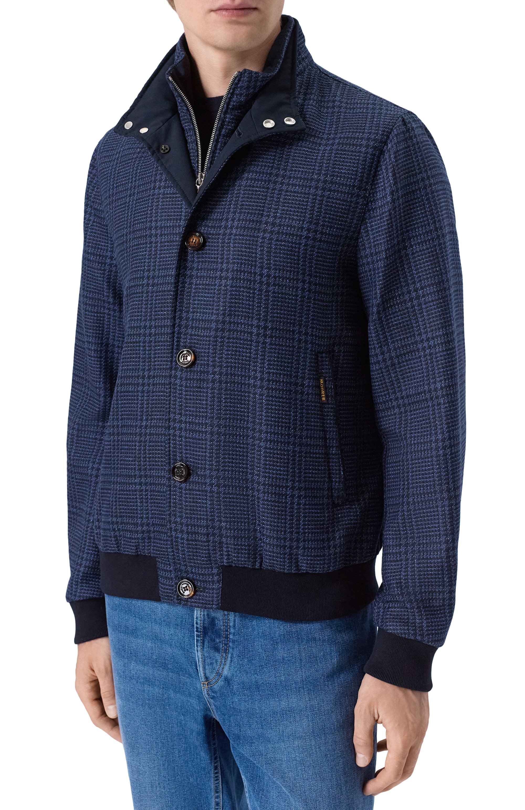 Бомбер bernie-lp6 из шелка и шерсти MOORER, арт. BERNIE/LP6, фото 3