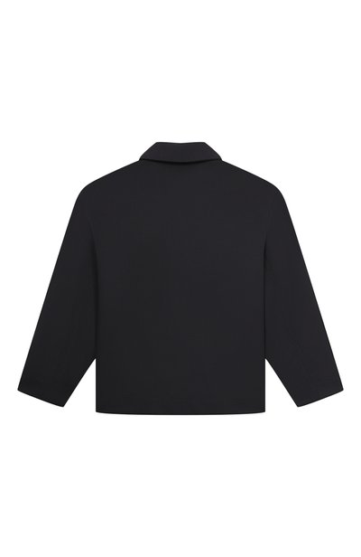 Шерстная куртка DOLCE & GABBANA темно-синего цвета по цене 71950 руб., арт. L42BA5/FUZEM_001, фото 2 Шерстная куртка DOLCE & GABBANA, арт. L42BA5/FUZEM_001, фото 2