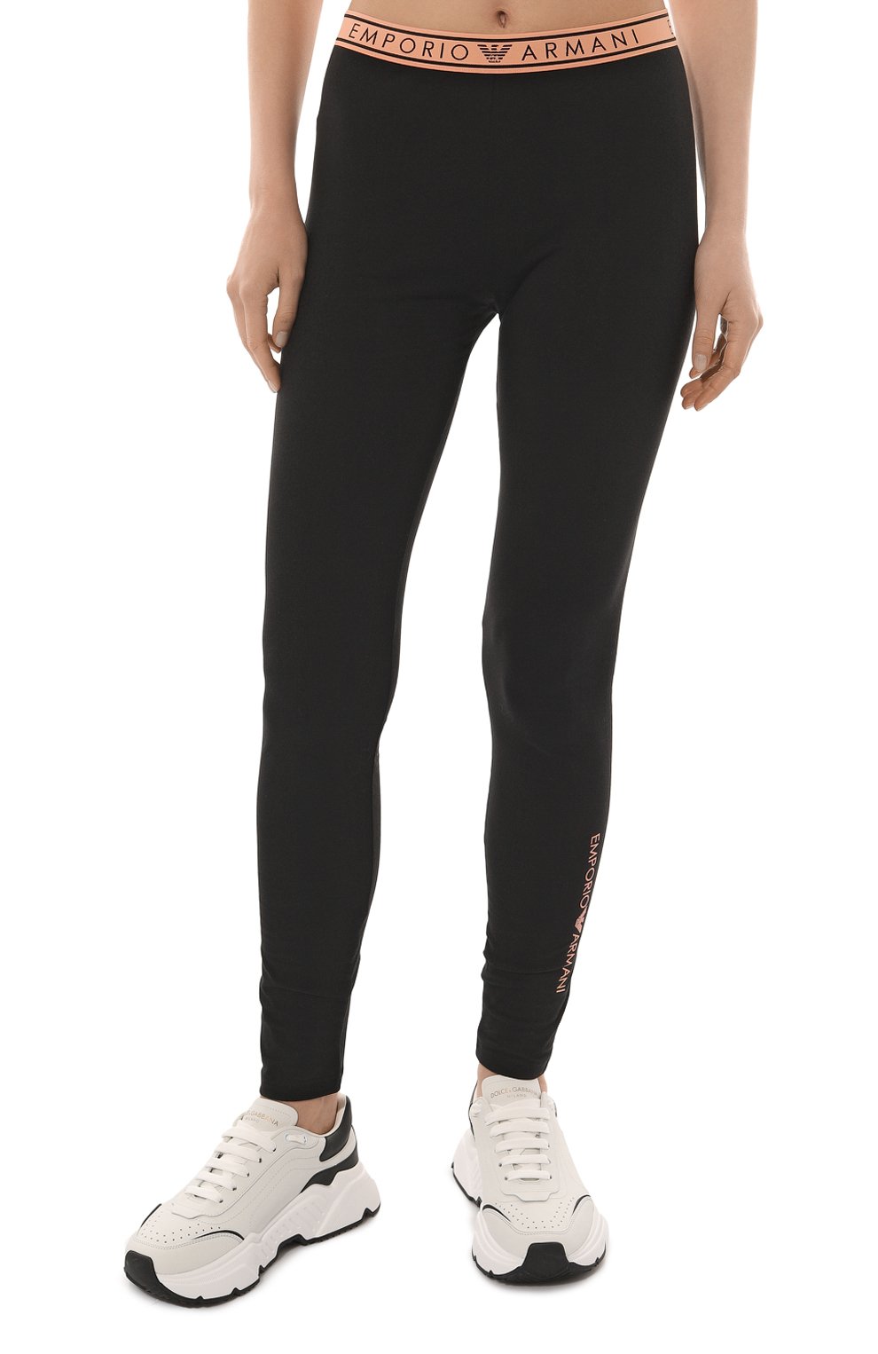 Хлопковые легинсы EMPORIO ARMANI, арт. 164568/3R227, фото 3