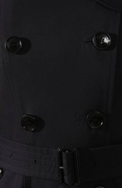 Хлопковый тренч chelsea BURBERRY темно-синего цвета по цене 213500 руб., арт. 4073375, фото 5 Хлопковый тренч chelsea BURBERRY, арт. 4073375, фото 5