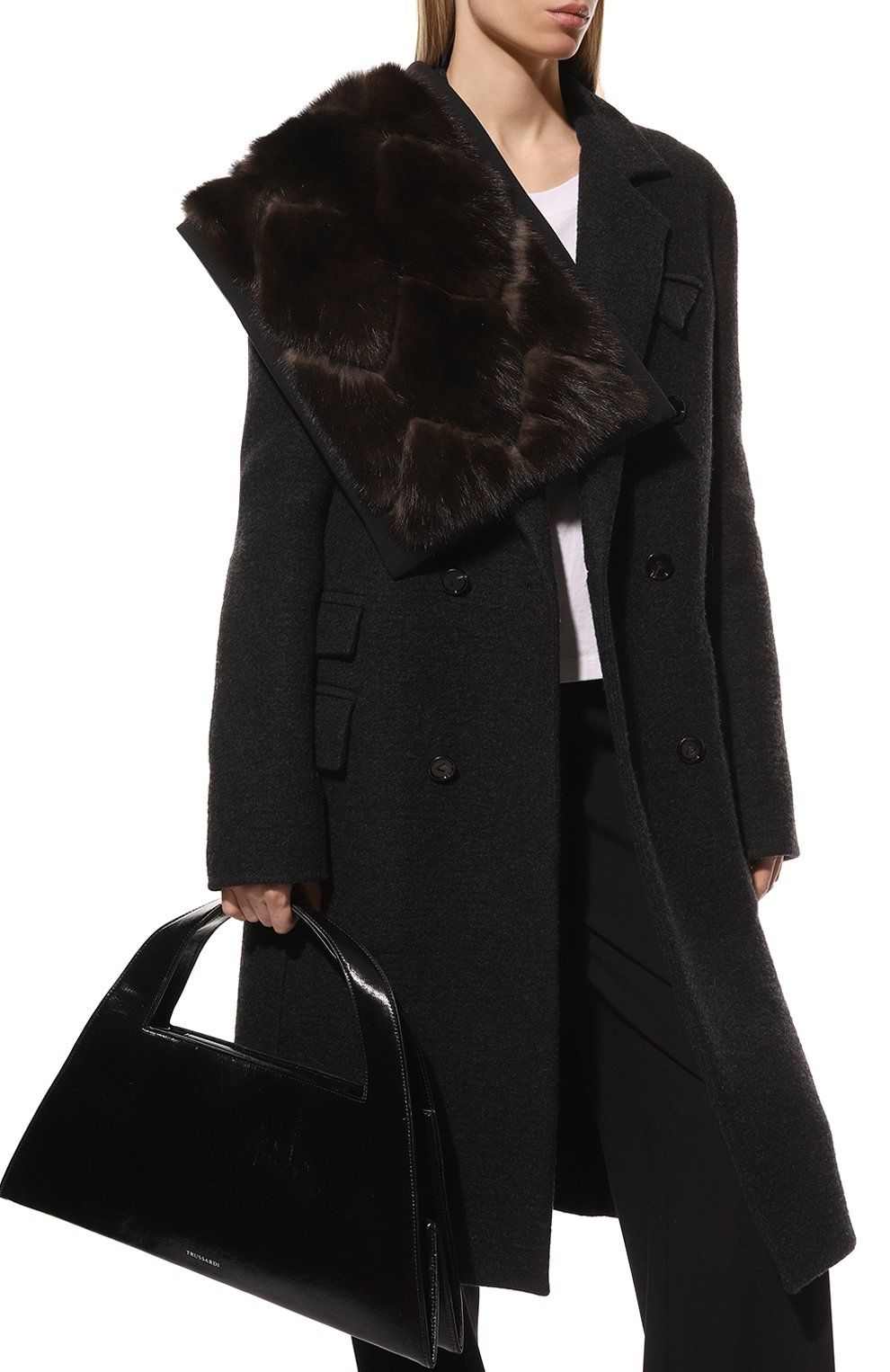 Двусторонний шарф из меха соболя BLACK SABLE, арт. BS-004SL, фото 4