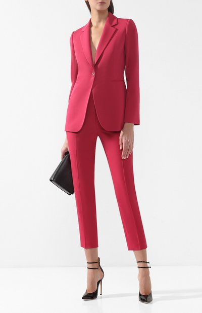 Шерстяной жакет EMILIO PUCCI малинового цвета по цене 129500 руб., арт. 9ERB25/9E605, фото 2 Шерстяной жакет EMILIO PUCCI, арт. 9ERB25/9E605, фото 2