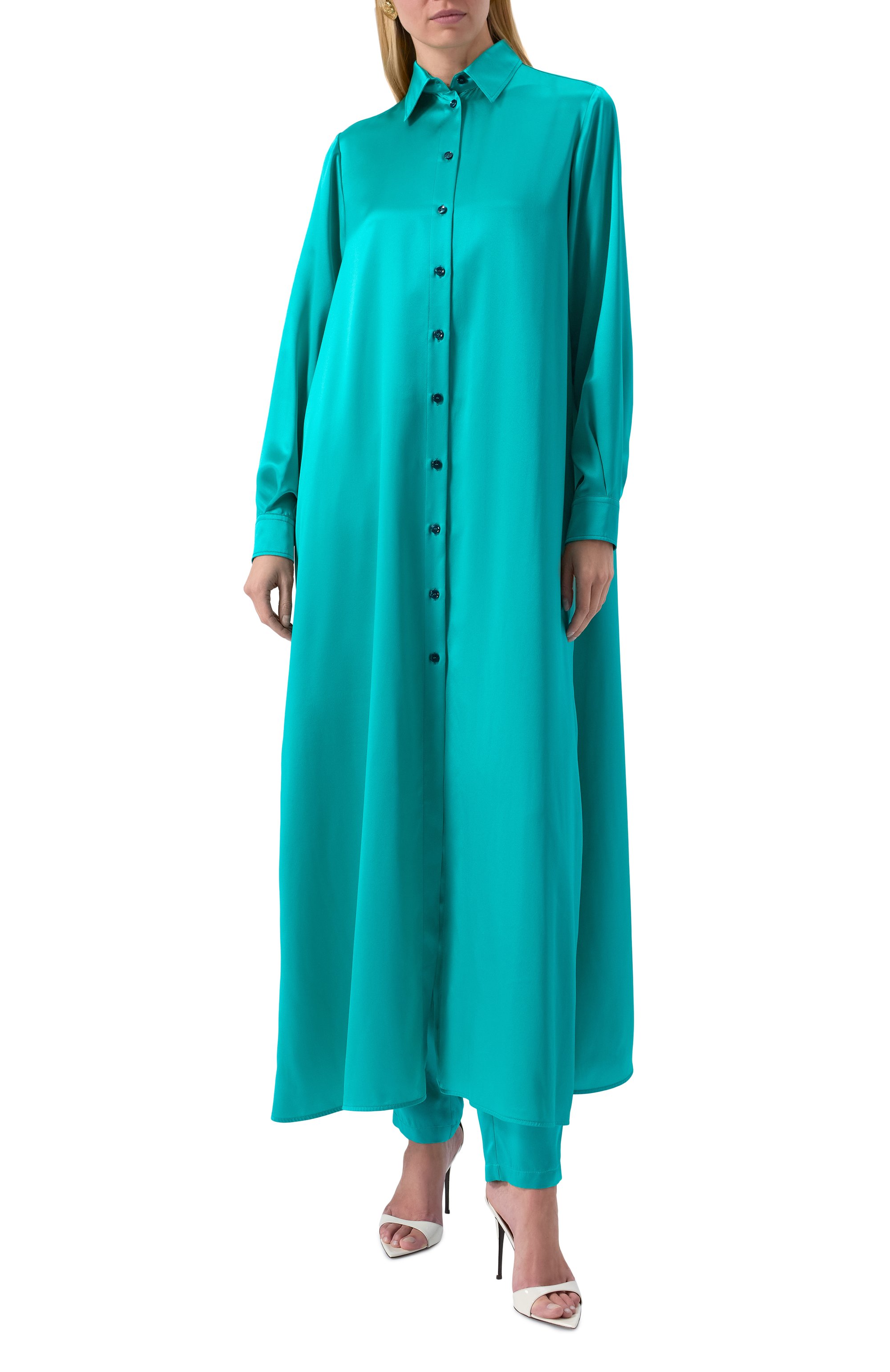 Атласное платье DOLCE & GABBANA, арт. F6DJPT/FU1UU, фото 3