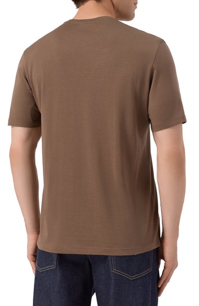 Футболка из шелка и хлопка 12 STOREEZ, арт. 132172, фото 4