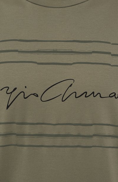 Хлопковая футболка GIORGIO ARMANI, арт. GM000159/TE10333, фото 5