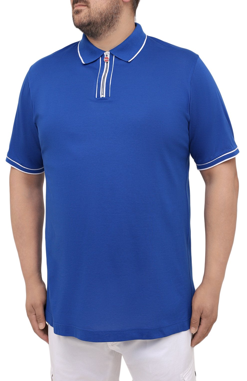 Хлопковое поло KITON, арт. UK1267L, фото 3