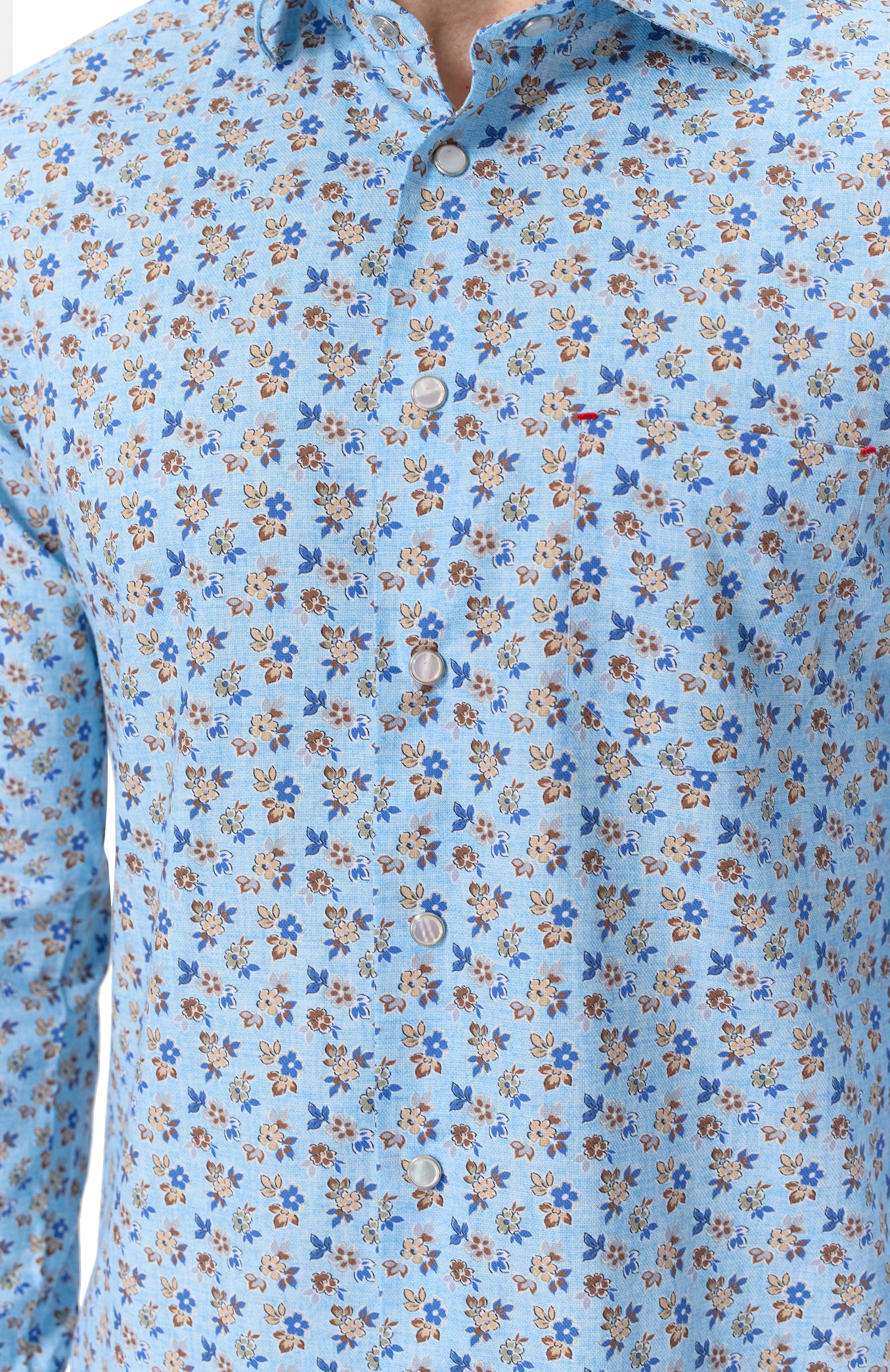 Хлопковая рубашка KITON, арт. UMCNERCH0927601, фото 5