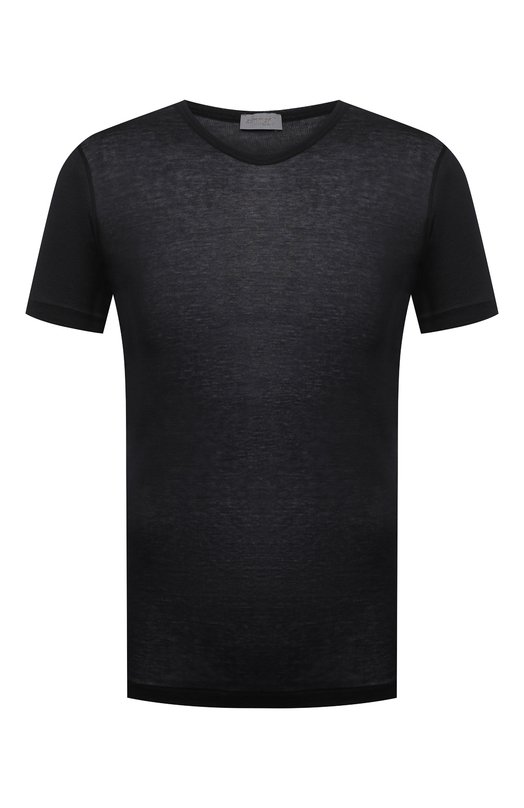 Хлопковая футболка Zimmerli 252/8125 Чёрный 252/8125