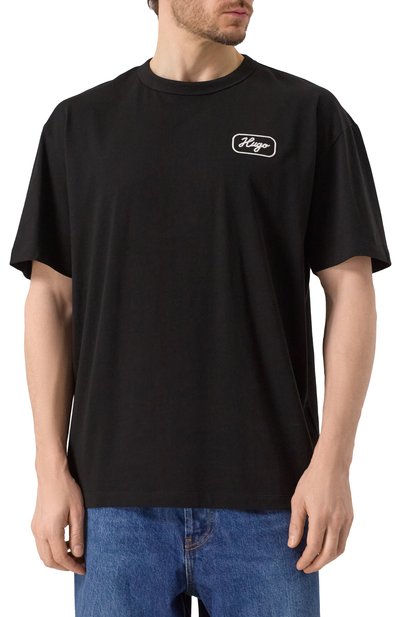 Хлопковая футболка HUGO BLUE, арт. 50534754, фото 3