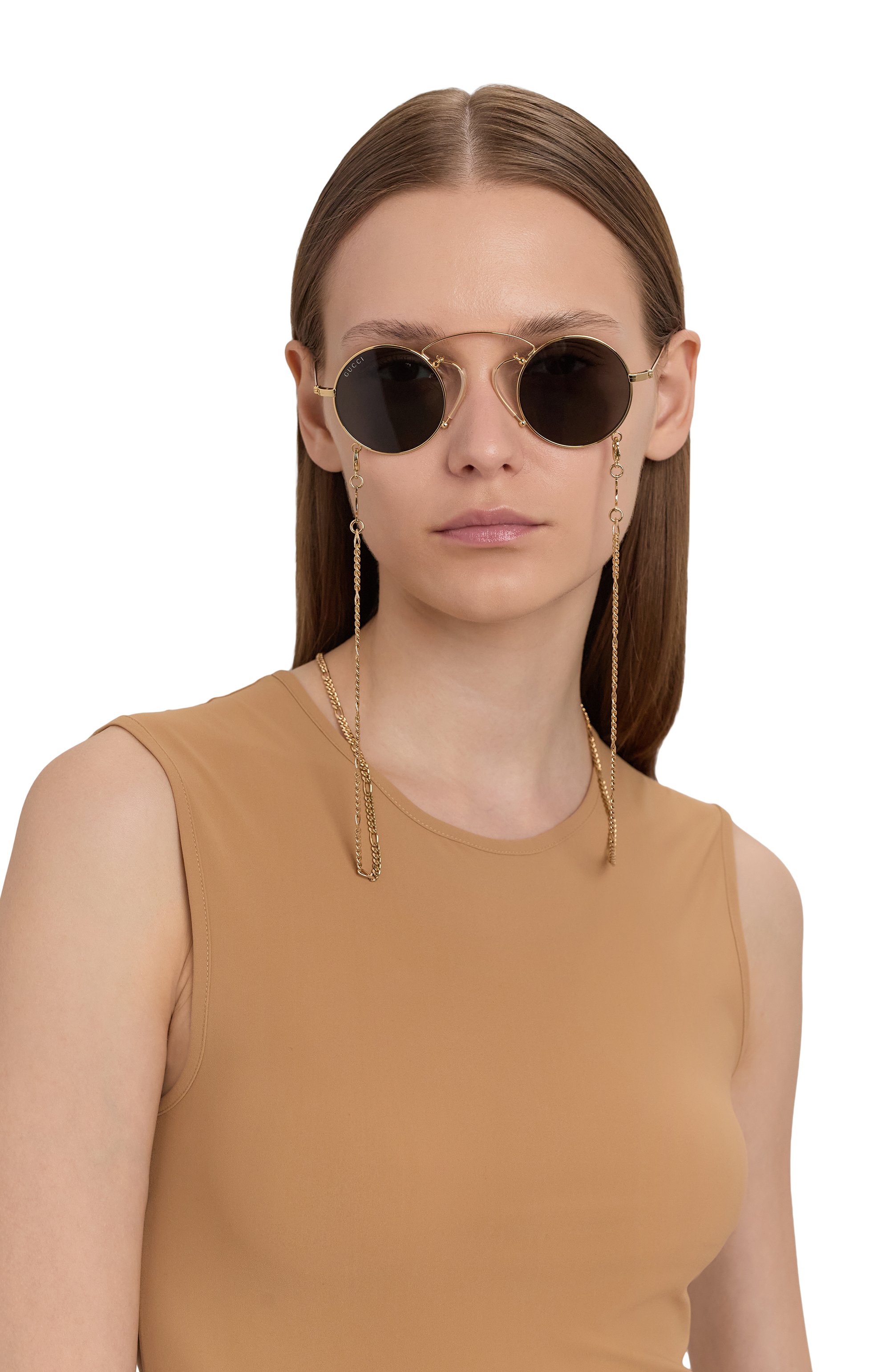 Солнцезащитные очки и цепочка GUCCI, арт. GG0991S 002, фото 2