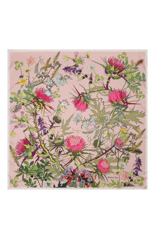 Шелковый платок Scottish rose Radical Chic 550152.07.02 Розовый  550152.07.02 Фото 4