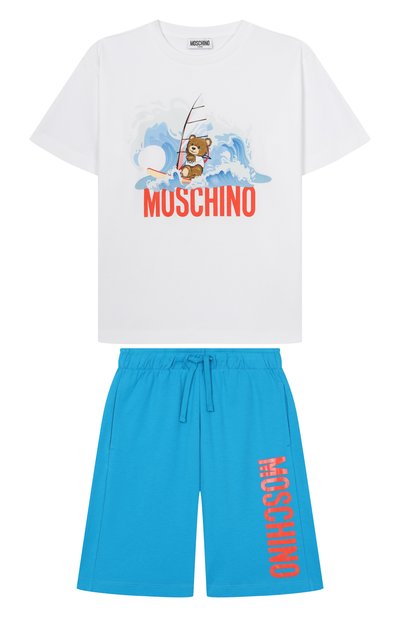 Комплект из футболки и шорт MOSCHINO, арт. HUG00Q/LAA42/10-14