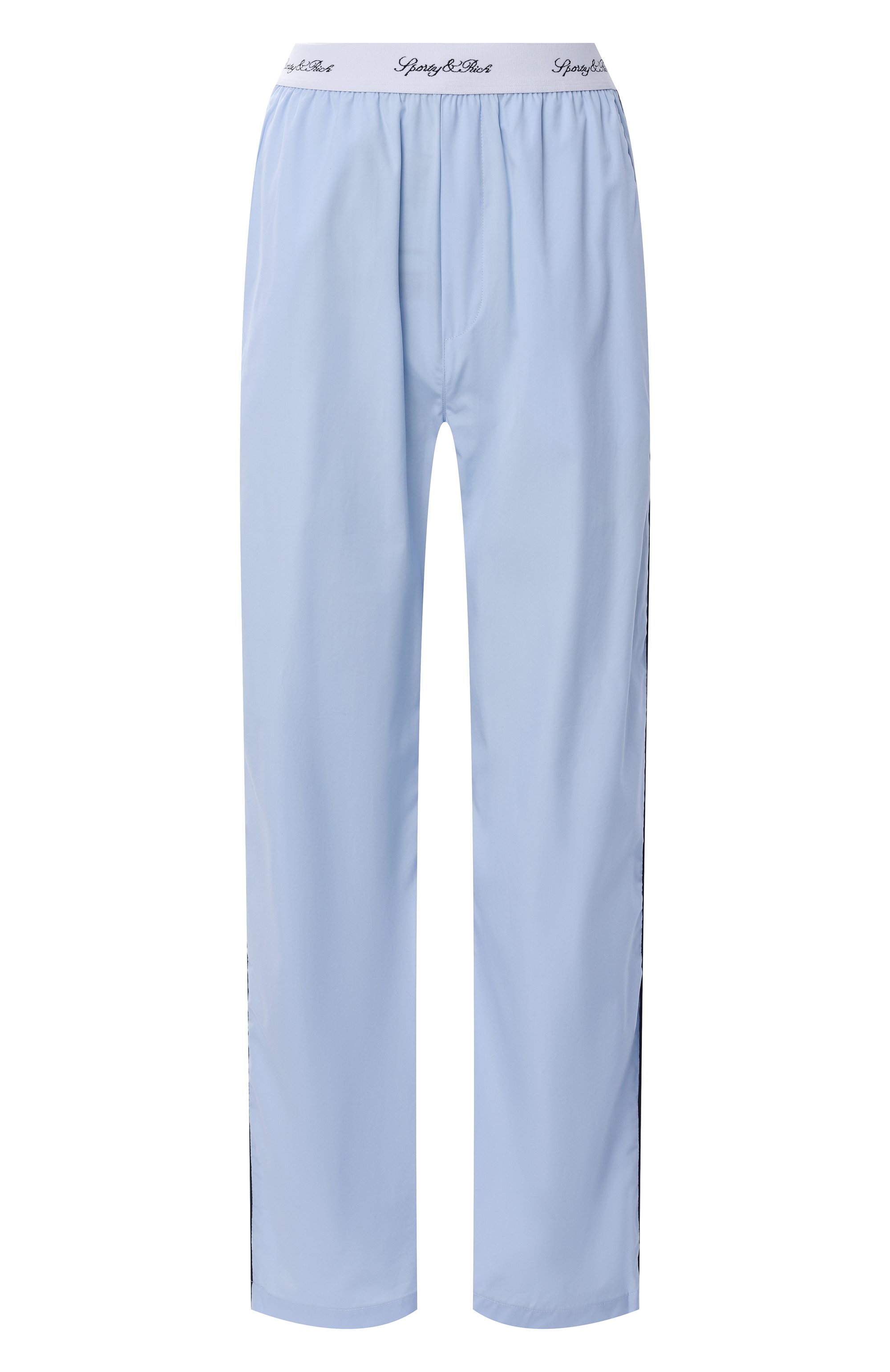Хлопковые брюки SPORTY AND RICH, арт. PA010516313BL50, фото 1