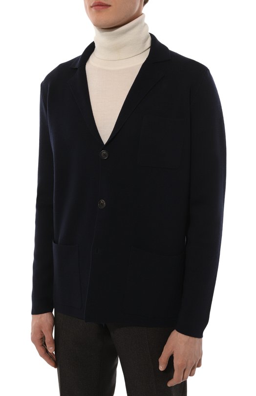 Шерстяной пиджак Corneliani 94M586-9425164 Синий  94M586-9425164 Фото 5