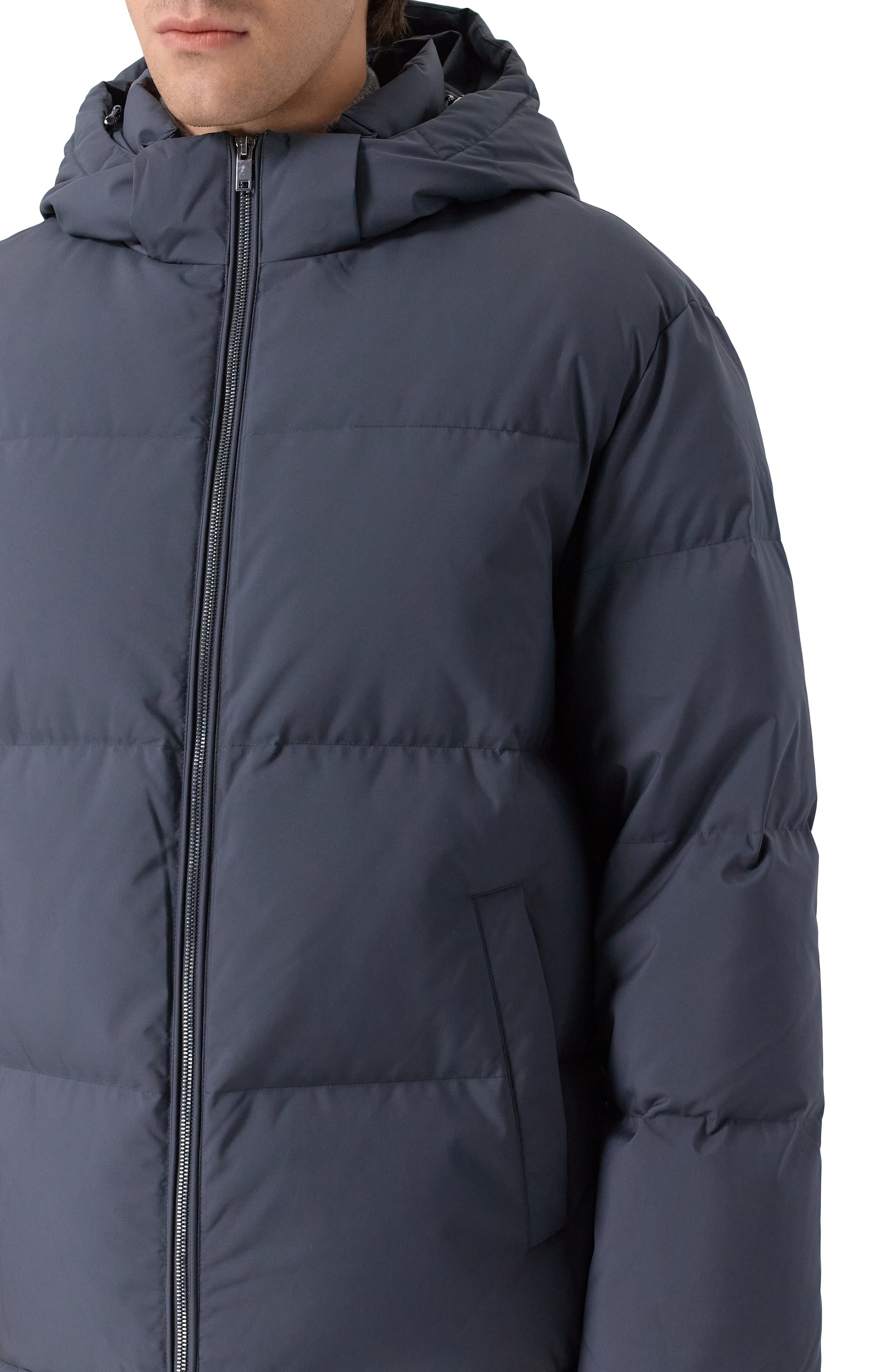 Пуховик onega 12 STOREEZ темно-серого цвета по цене 47000 руб., арт. 134080, фото 5 Пуховик onega 12 STOREEZ, арт. 134080, фото 5