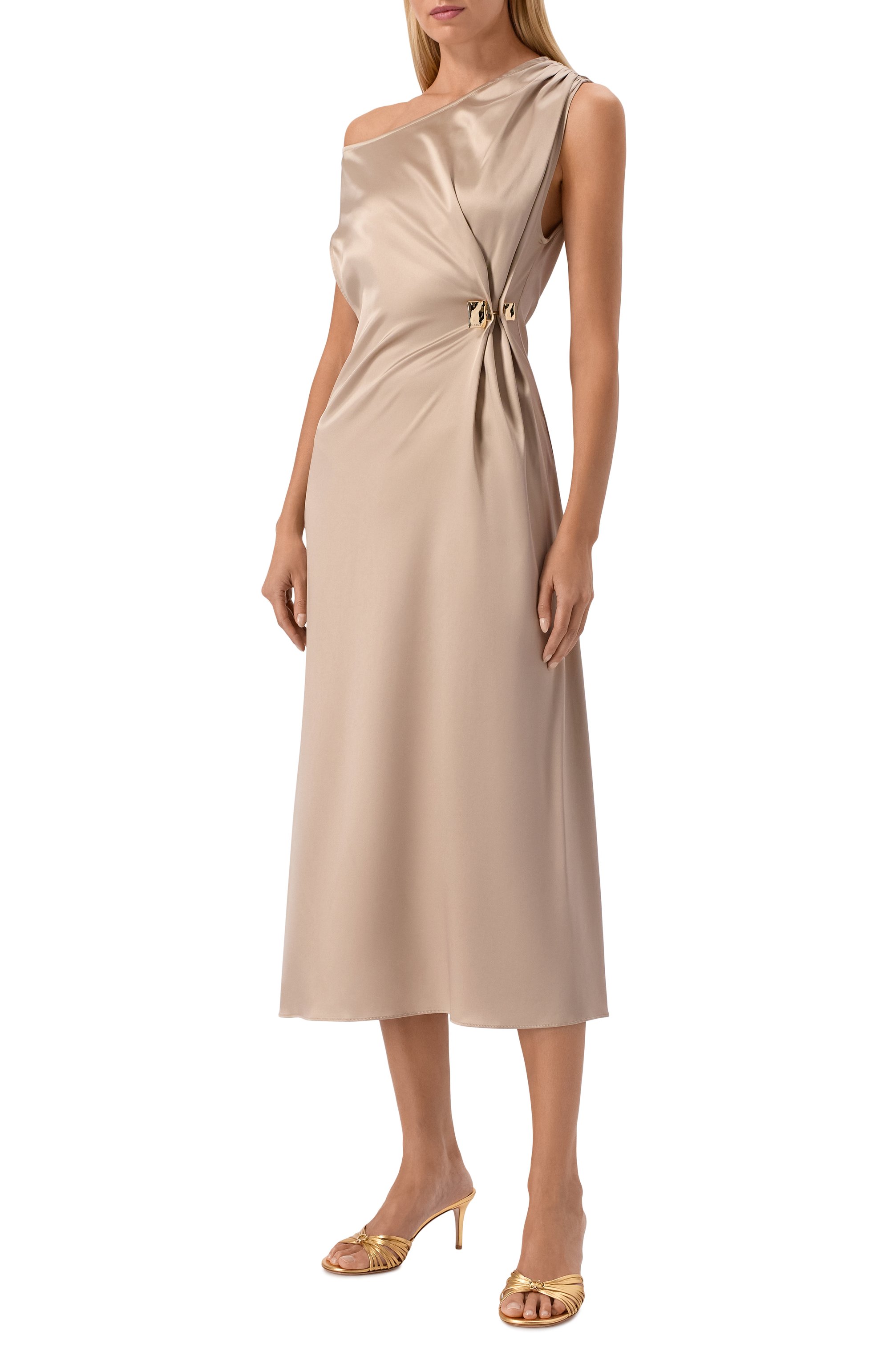 Атласное платье DANAME, арт. 626SS6806A, фото 2