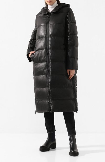 Кожаный пуховик YS ARMY PARIS, арт. 20WFM90315D0CU, фото 2