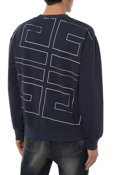 Хлопковый свитшот GIVENCHY, арт. BMJ0LC3YJ5, фото 4