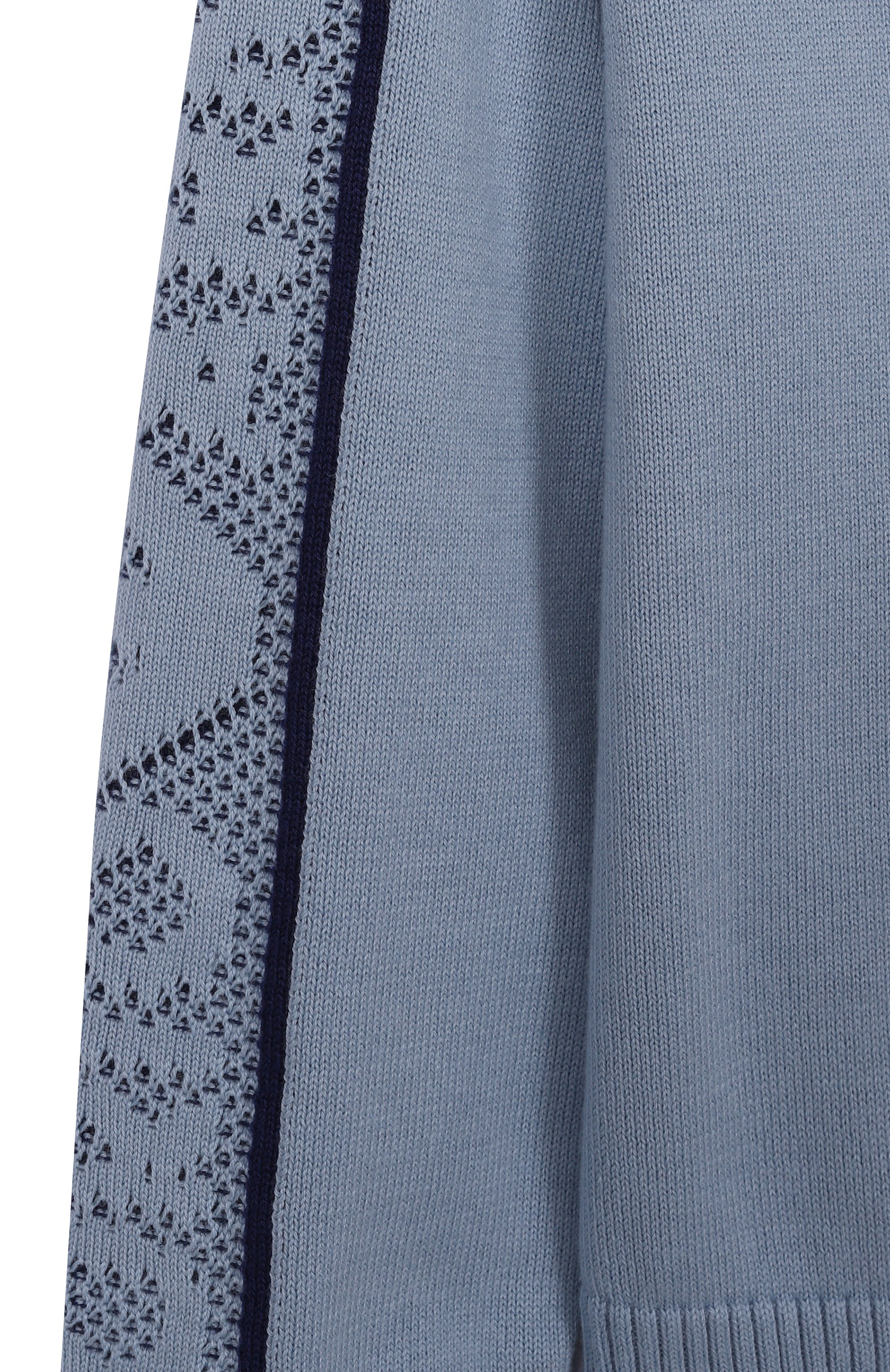 Хлопковый кардиган EMPORIO ARMANI голубого цвета по цене 17250 руб., арт. EB001218/AF23410, фото 3 Хлопковый кардиган EMPORIO ARMANI, арт. EB001218/AF23410, фото 3