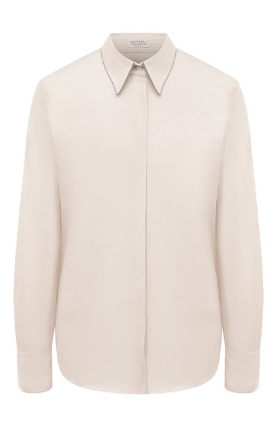 Женская хлопковая рубашка BRUNELLO CUCINELLI, арт. M0091B1367