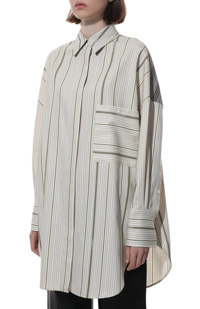 Рубашка из шерсти и хлопка LOEWE, арт. S359Y05X23, фото 3