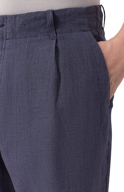 Льняные брюки HANNES ROETHER, арт. PA21DRE.619, фото 5