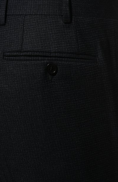 Шерстяные брюки CANALI темно-синего цвета по цене 49800 руб., арт. 71019/BF03994, фото 5 Шерстяные брюки CANALI, арт. 71019/BF03994, фото 5