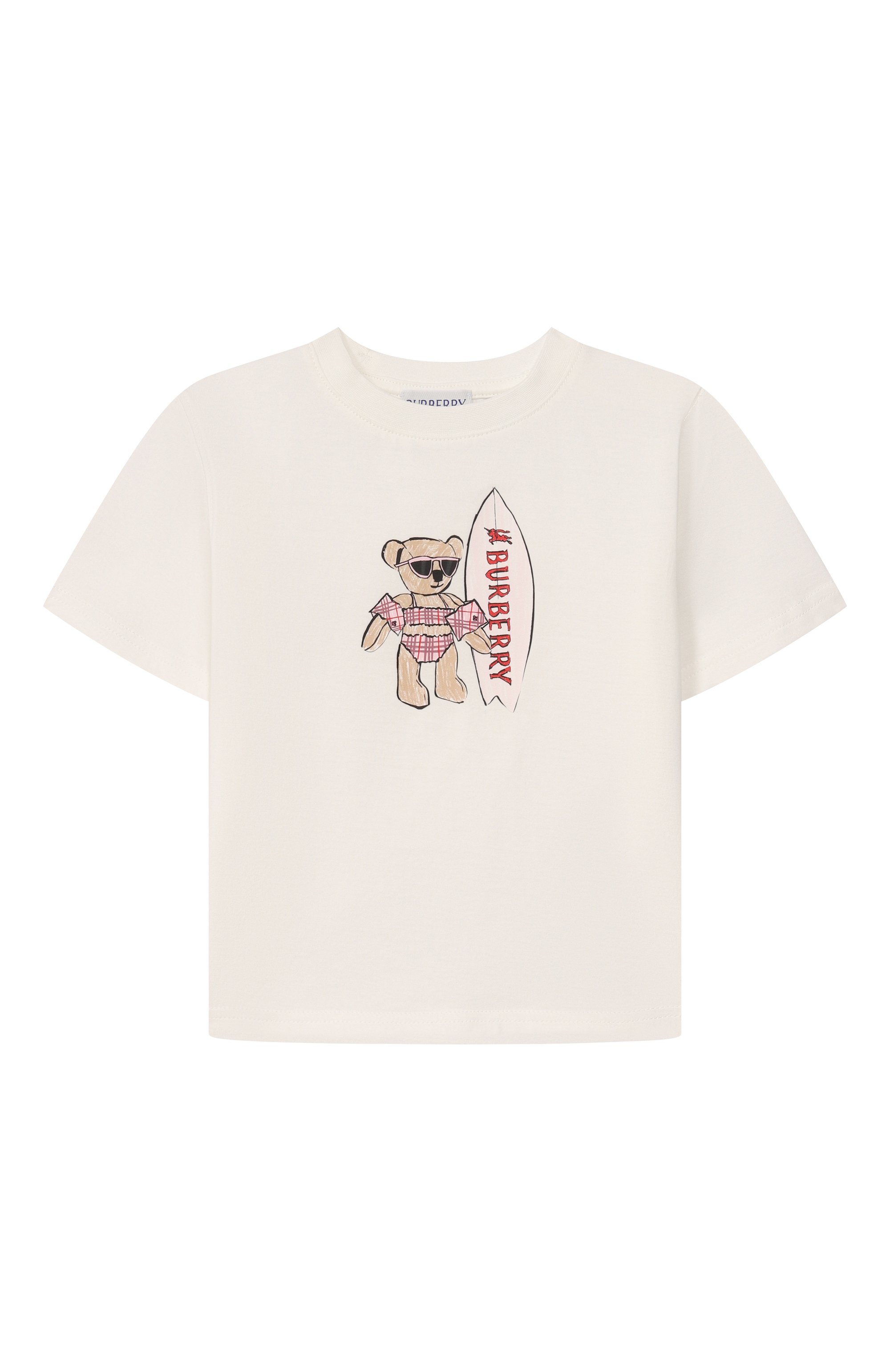 Хлопковая футболка BURBERRY, арт. 8121278, фото 1