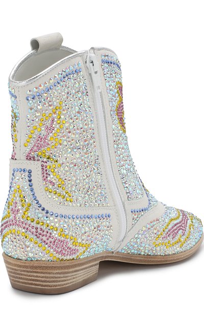 Кожаные ботинки со стразами MISSOURI, арт. 47131 A/35-41, фото 3