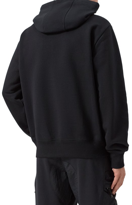 Хлопковое худи Parajumpers 25WMPMFLEY22 Чёрный  25WMPMFLEY22 Фото 4